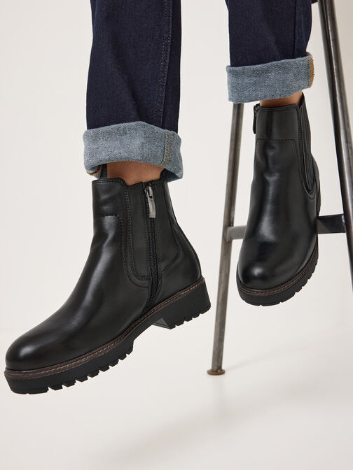 Chelsea Boot, BLACK LEATHER, hi-res