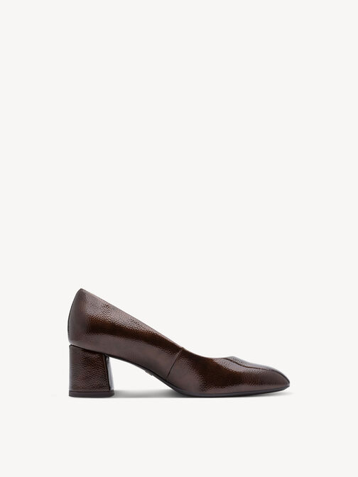 Escarpin, BROWN PATENT, hi-res