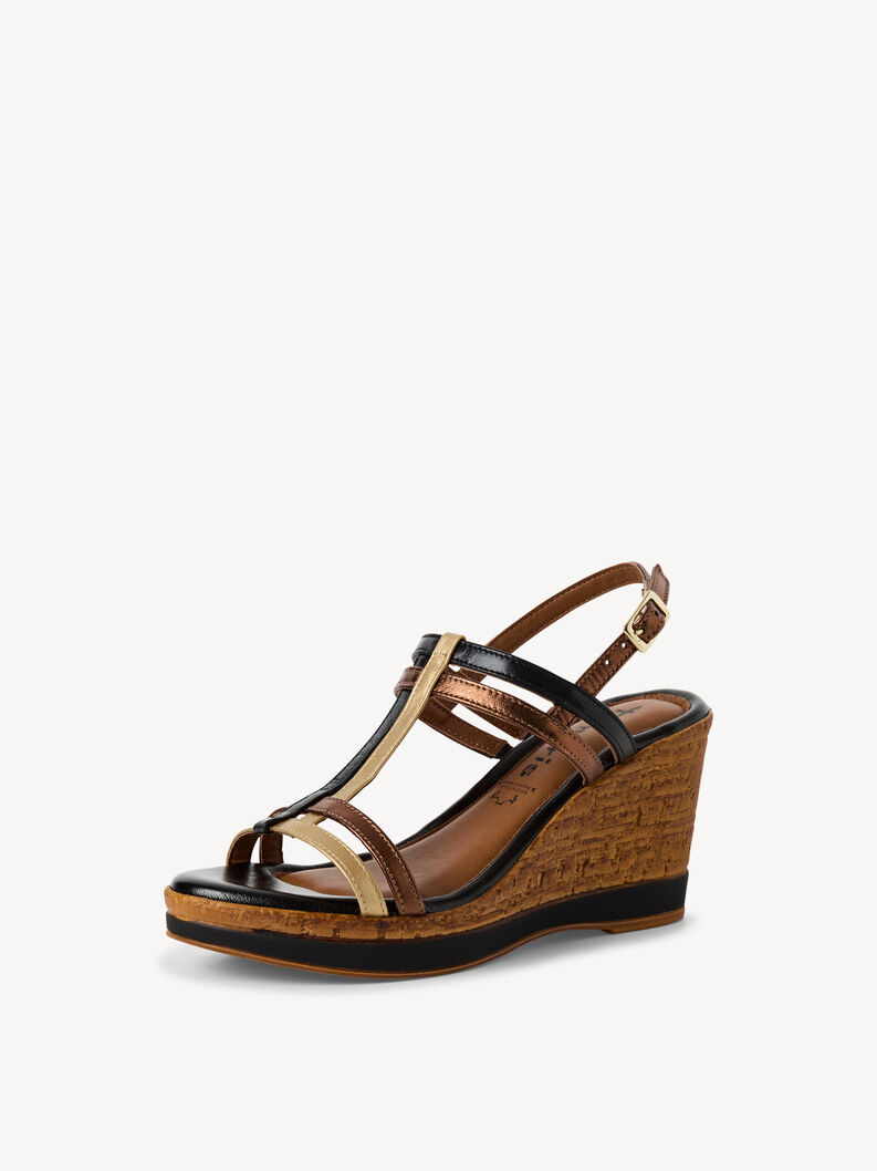 Sandalette - schwarz, BLACK COMB, hi-res