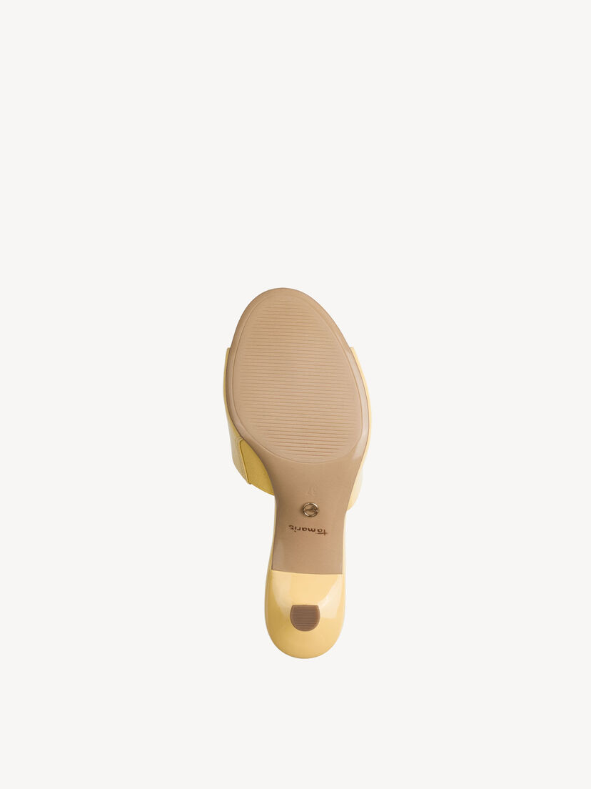 Slipper - geel, YELLOW PATENT, hi-res