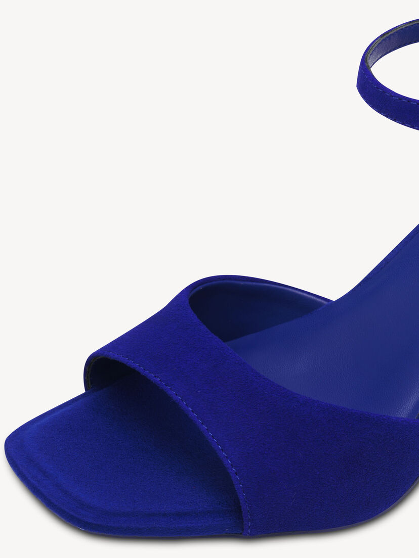 Leren Sandaaltje - blauw, ROYAL BLUE, hi-res