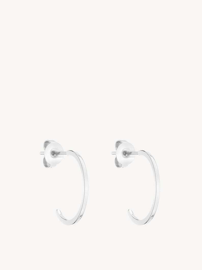 Creole earring - silver, silber, hi-res