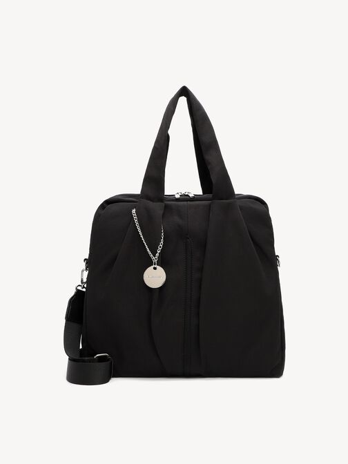 Shopping bag, black, hi-res