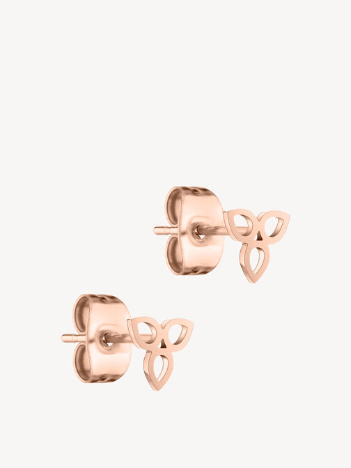 Earrings, rosé gold, hi-res