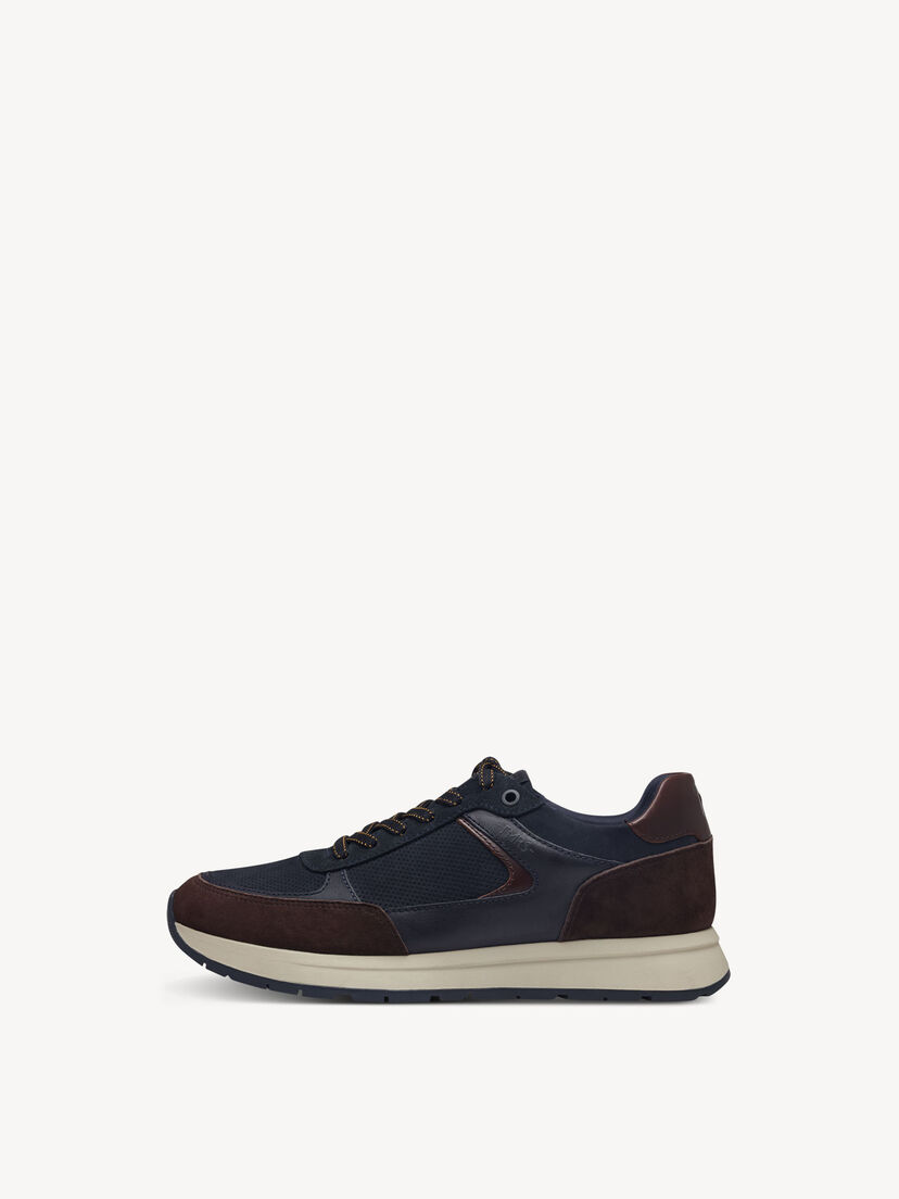 Sneaker - blauw, NAVY/BROWN, hi-res