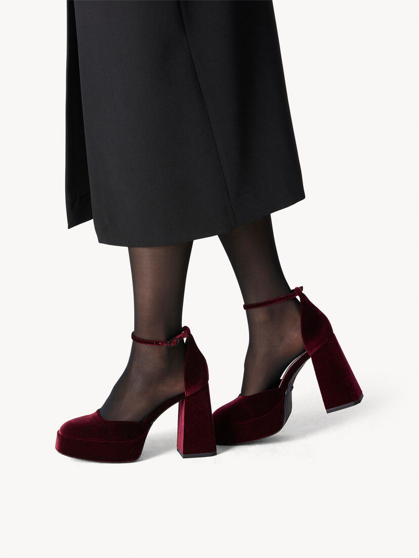 Pumps - rood, MERLOT, hi-res