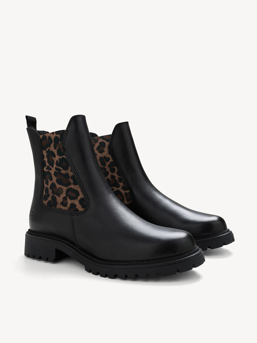 Chelseaboot, BLACK/LEOPARD, hi-res
