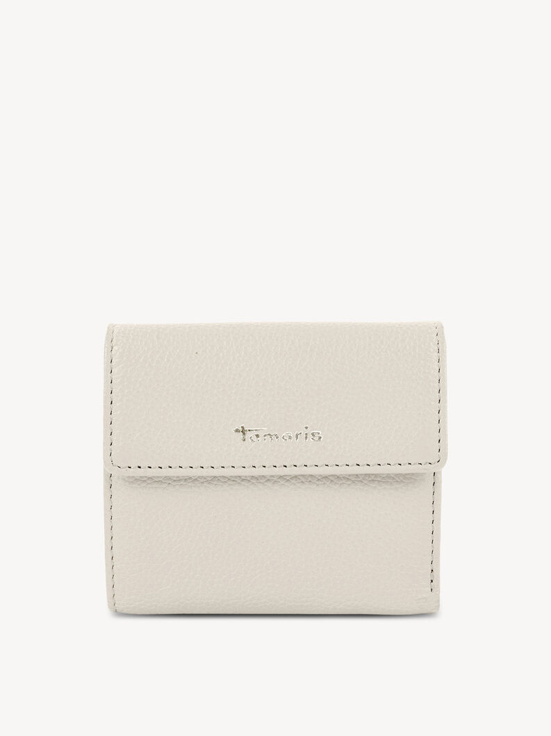 Kožen&eacute; peněženka - &scaron;ed&aacute;, ecru, hi-res