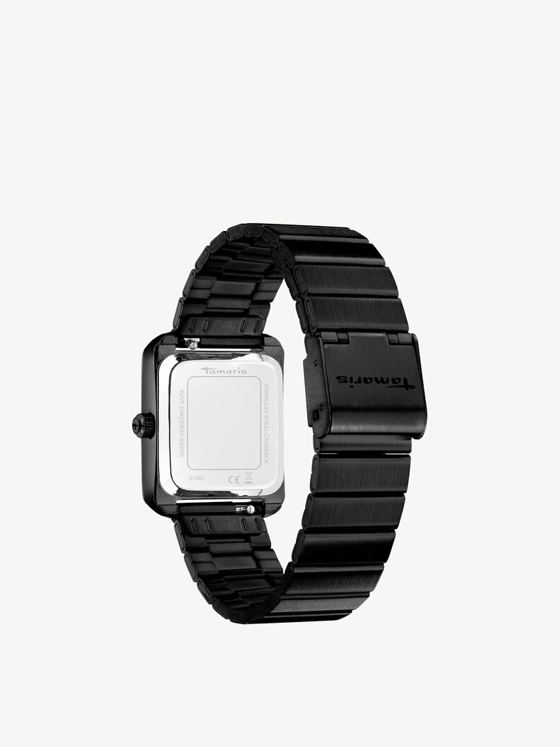 Uhr - schwarz, schwarz, hi-res