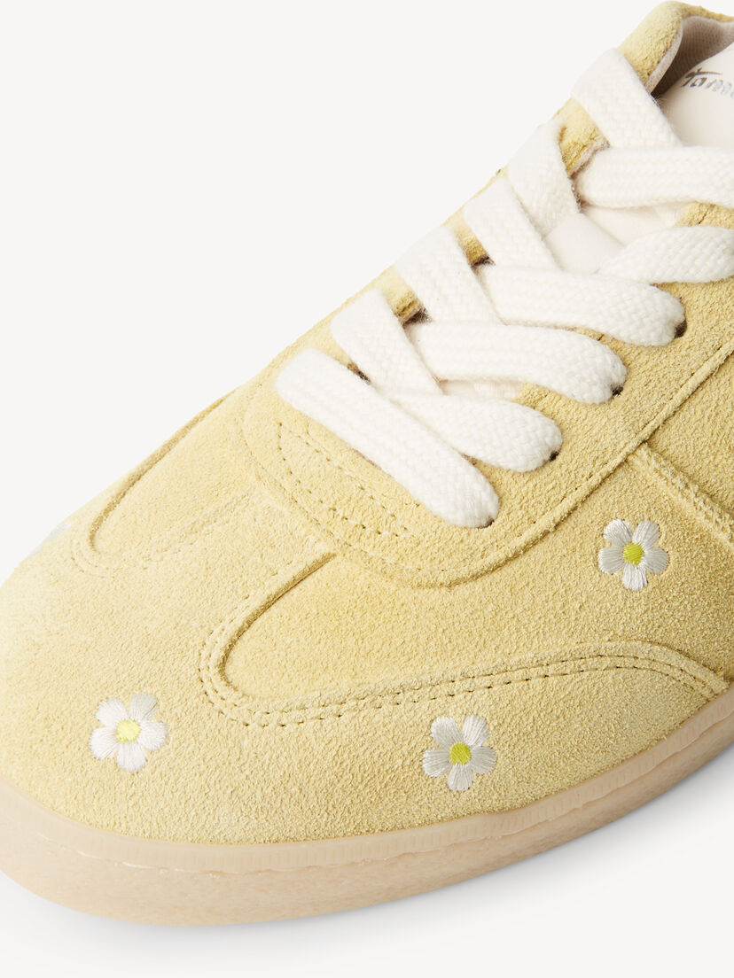 Leren Sneaker - geel, SOFT LEMON, hi-res
