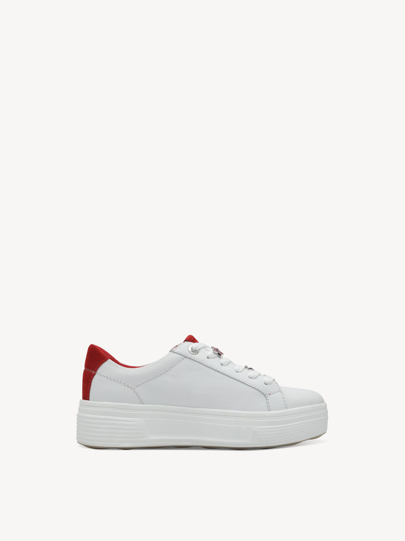 Sneaker, WHITE/RED, hi-res
