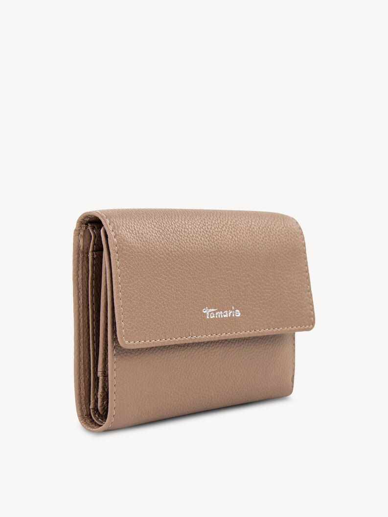 Leather Wallet - beige, sand, hi-res