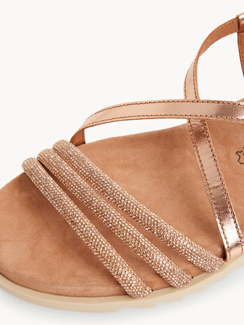 Ledersandale - rosa, ROSE GLAM, hi-res