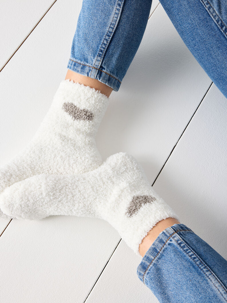 Lot de 2 paires de chaussettes - multicolore, offwhite/taupe, hi-res