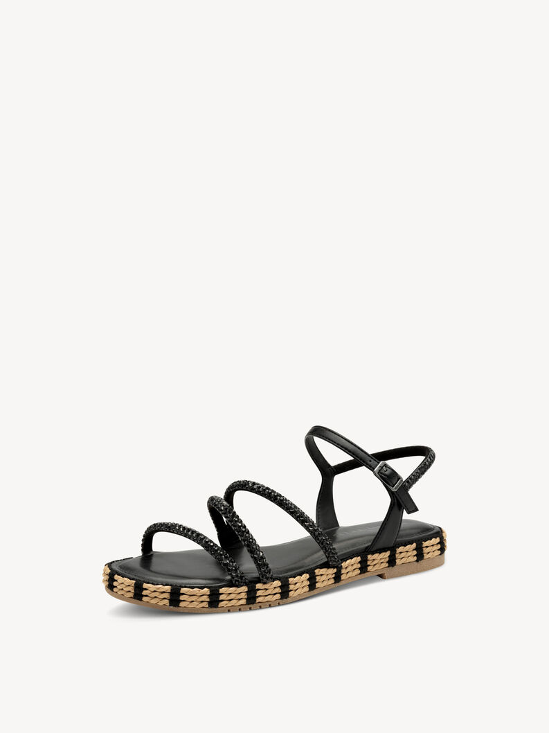 Sandal - black, BLACK, hi-res