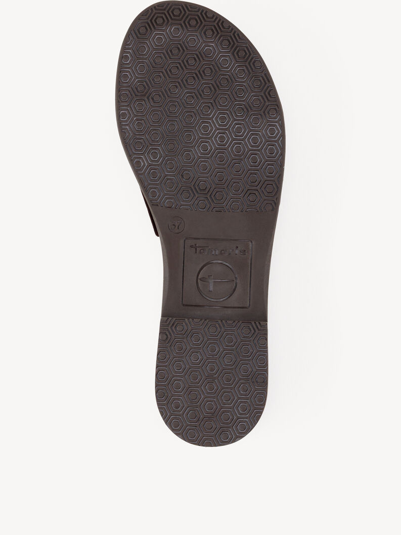 Lederpantolette - braun, MOCCA, hi-res