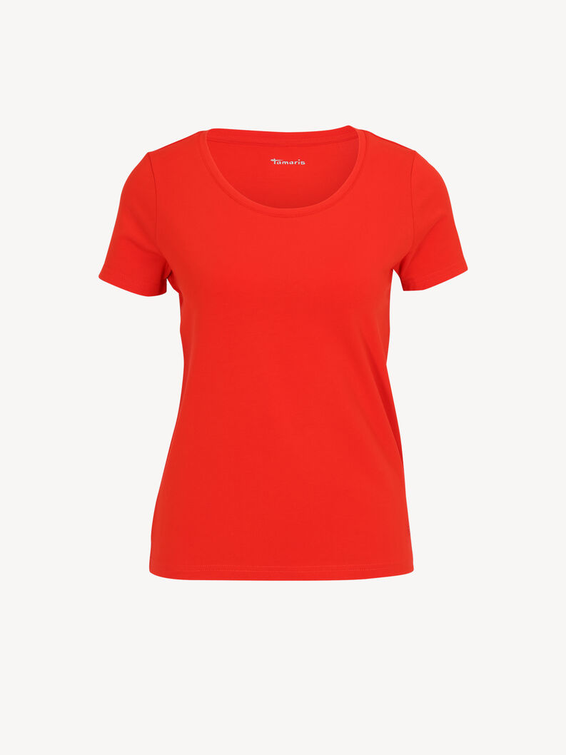 T-shirt - czerwony, Fiery Red, hi-res
