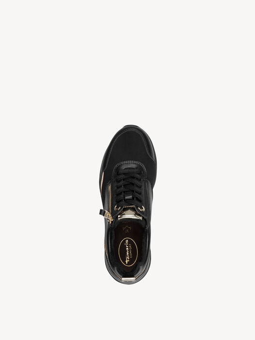 Sneaker, BLACK/GOLD, hi-res