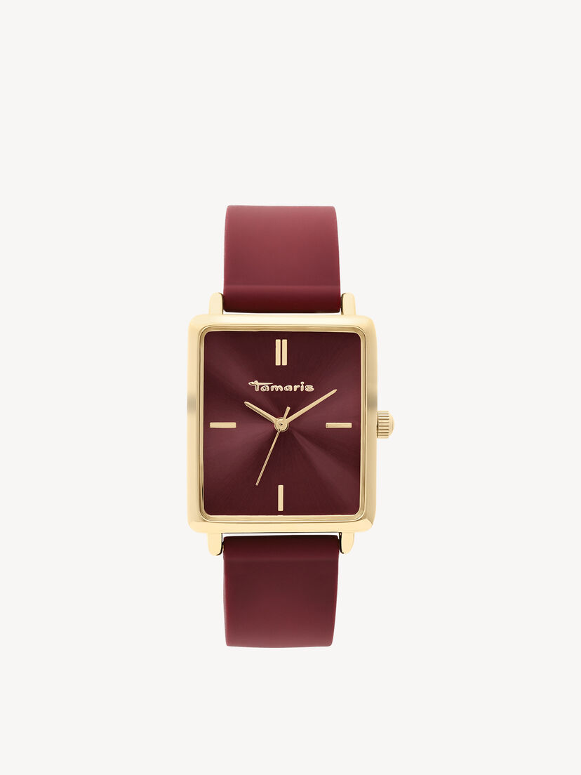 Horloge, gold-glossy  red, hi-res