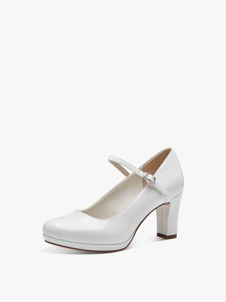 Pumps - white, WHITE PATENT, hi-res