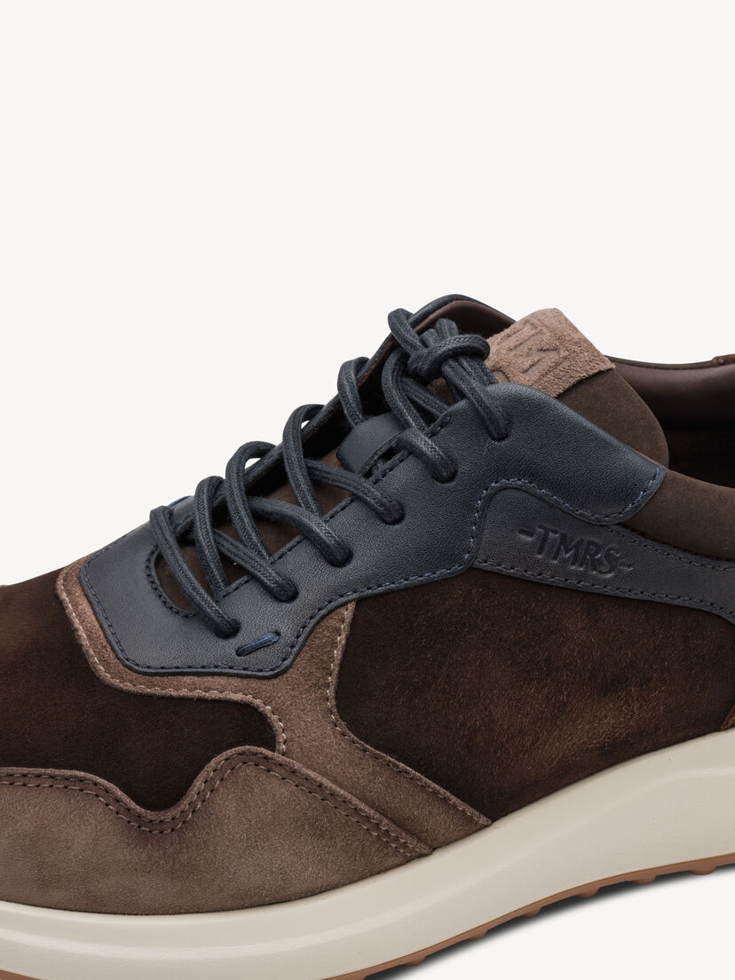 Leren Sneaker - bruin, BROWN COMB, hi-res