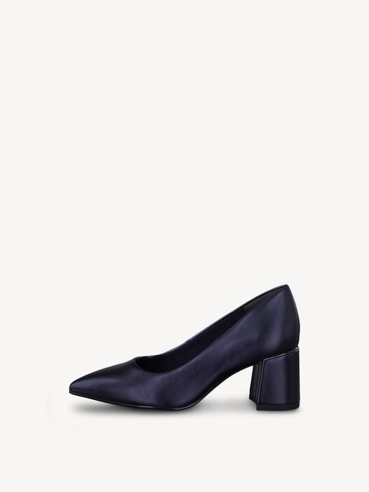 Pumps, NAVY METALLIC, hi-res