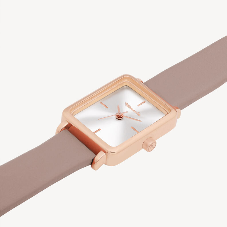 Horloge, ros&eacute;gold-beige, hi-res