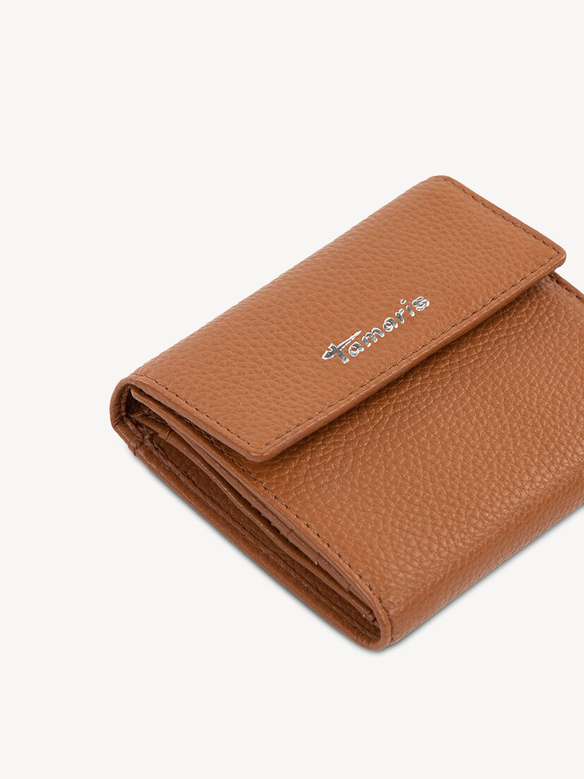 Leren Portemonnee - bruin, cognac, hi-res