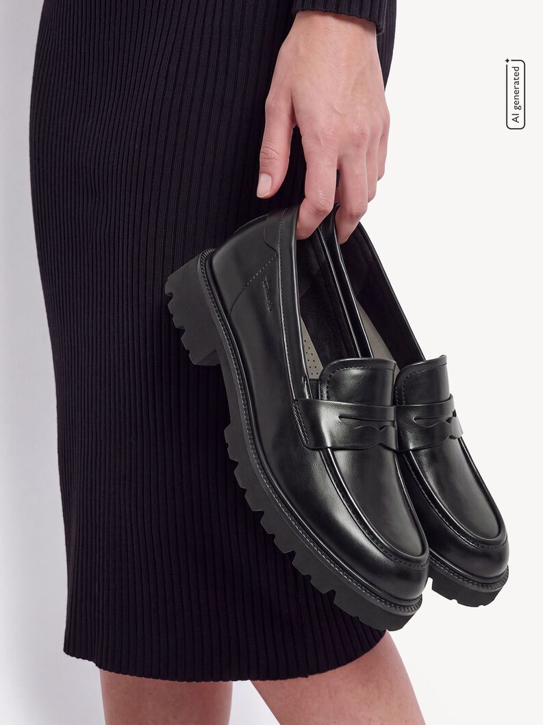 Leather Slipper, BLACK NAPPA, hi-res