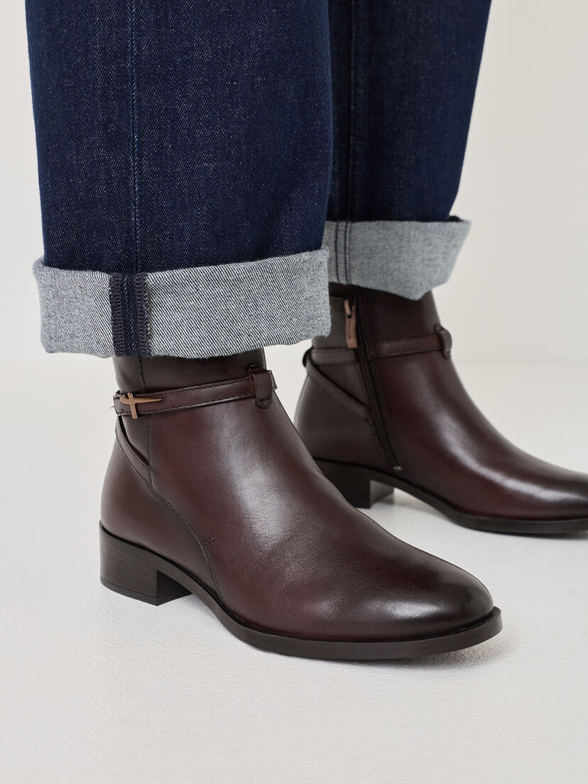 Enkellaarsje, MAHOGANY, hi-res