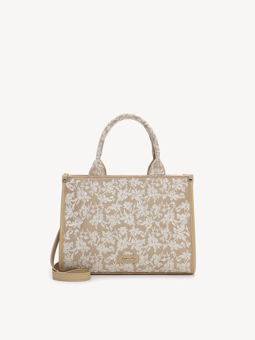 Shopper - beige, ecru-flower, hi-res