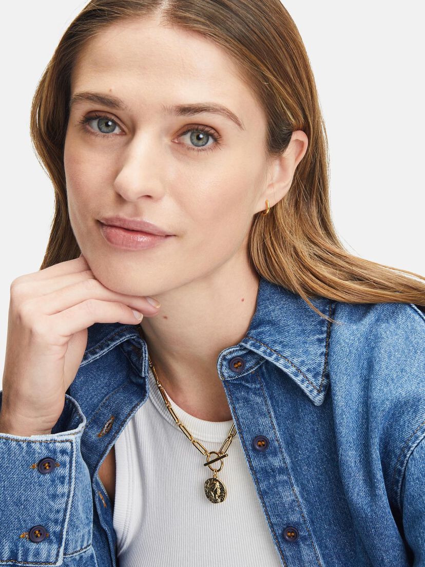 Halskettinge, goud, hi-res