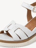 Sandale à talon - blanc, WHITE, hi-res