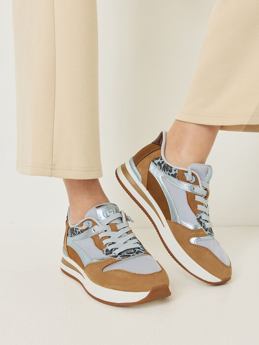 Sneaker, COGNAC/BLUE, hi-res