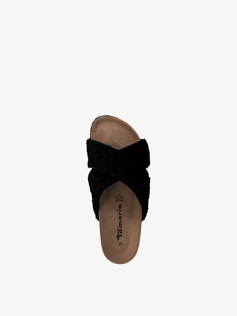 Tofflor - svart, BLACK, hi-res