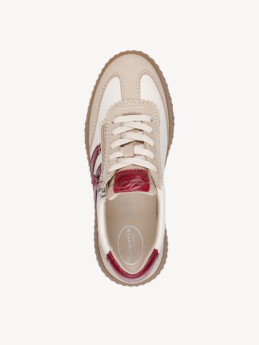 Tenisky, BEIGE/RED, hi-res