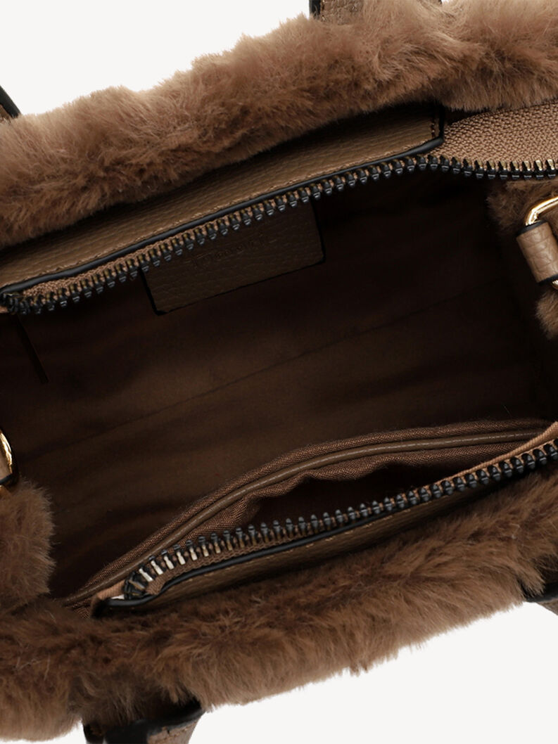 Shopping bag - brown, taupe, hi-res