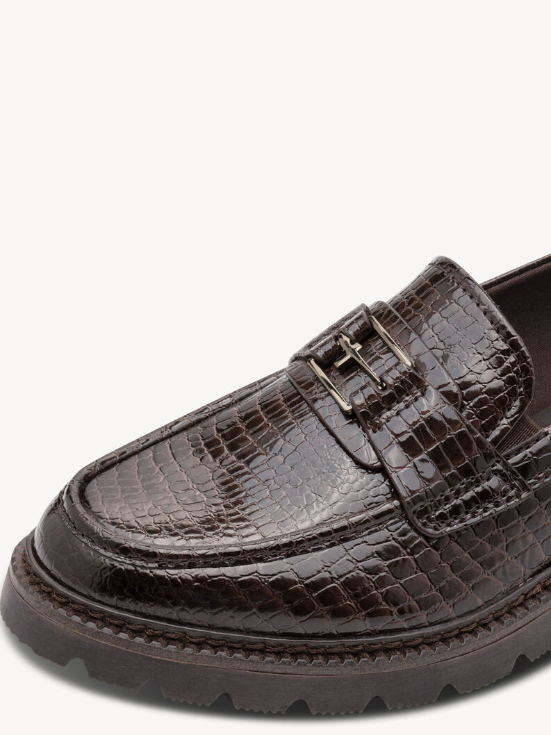 Slipper - brown, MOCCA CROCO, hi-res