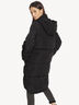 Χειμερινό παλτό - μαύρο warm lining, μαύρο, hi-res