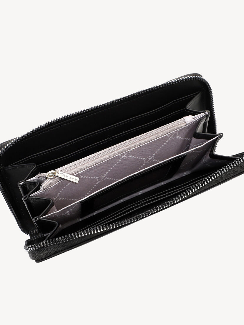 Portemonnee - zwart, black, hi-res