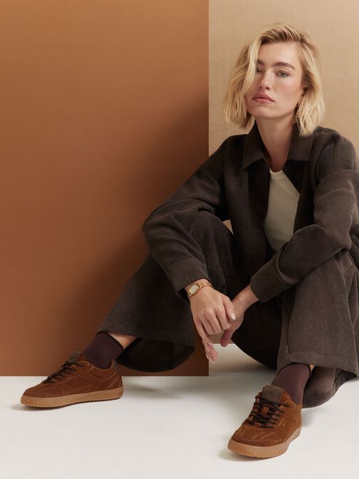 Sneaker, COGNAC, hi-res
