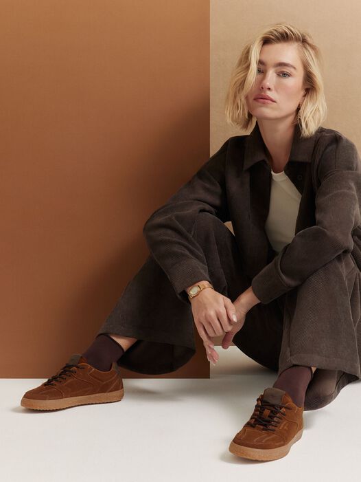 Sneaker, cognac, hi-res