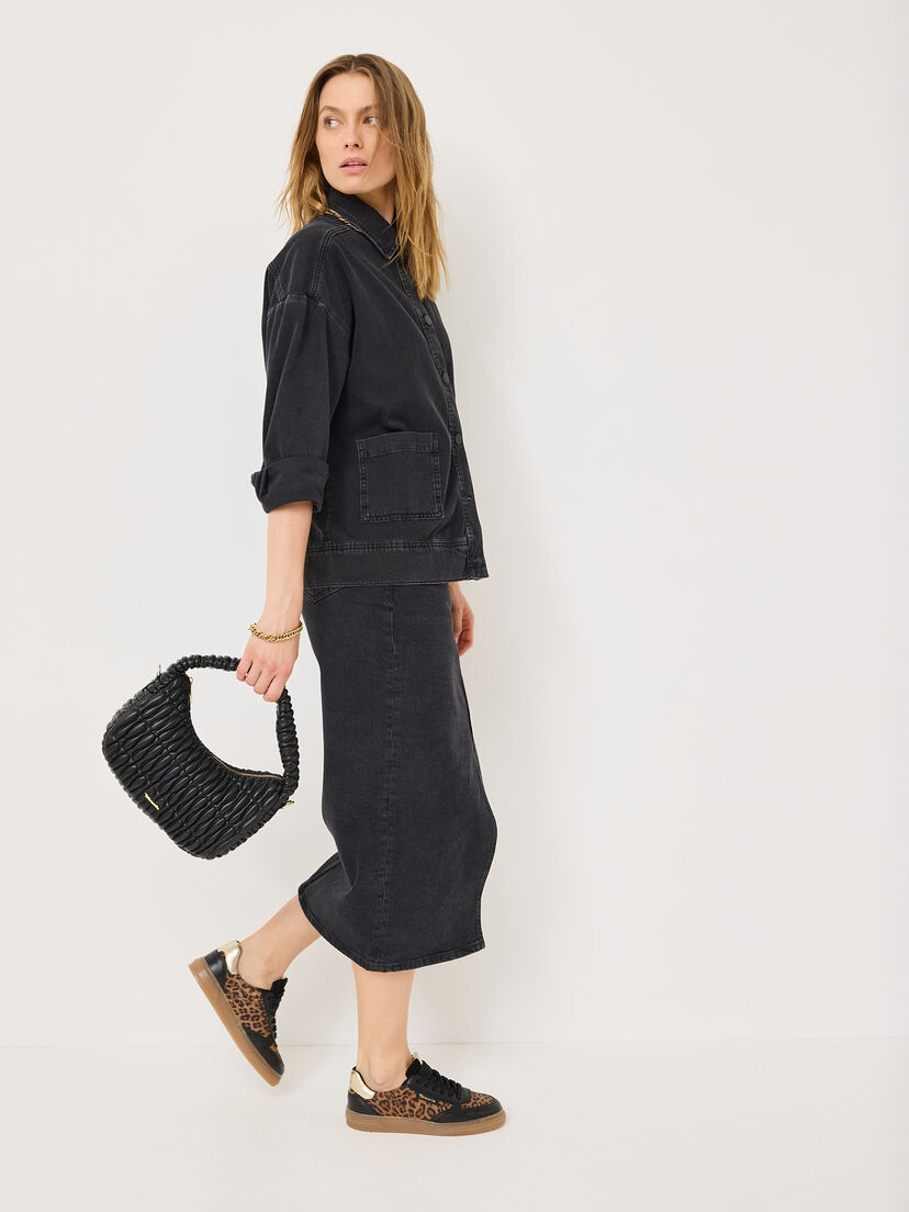 Handtas - zwart, black, hi-res