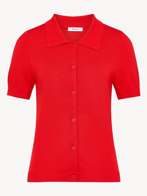 polo en maille, Goji Berry, hi-res