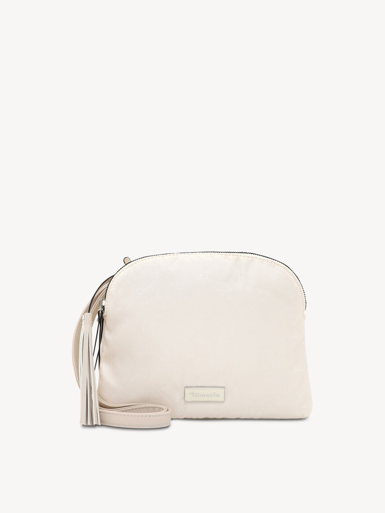 Borsa a tracolla - beige, beige satin, hi-res