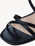 Sandalette - schwarz, BLACK MET.STR., hi-res