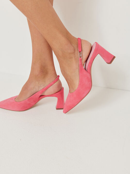 sling pumps, pink, hi-res
