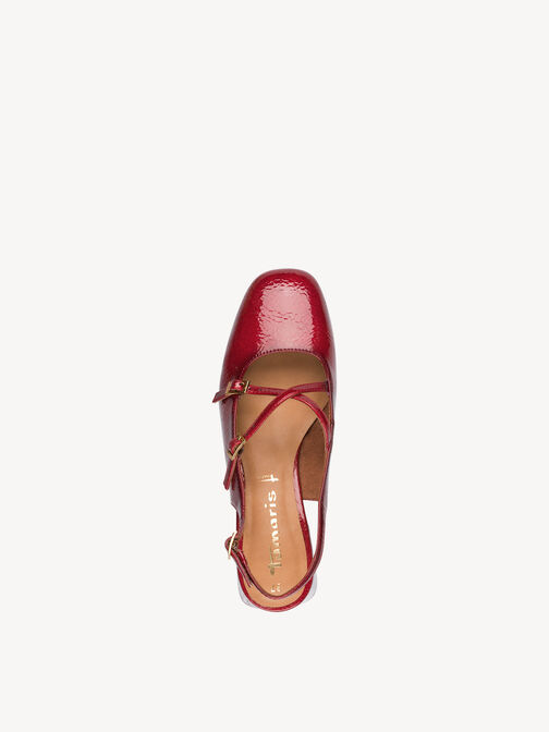 Slingpumps, RED, hi-res