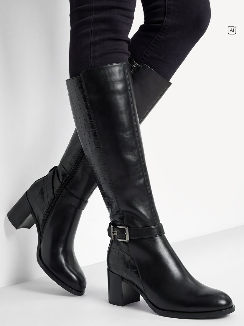 Laarzen - zwart, BLACK, hi-res