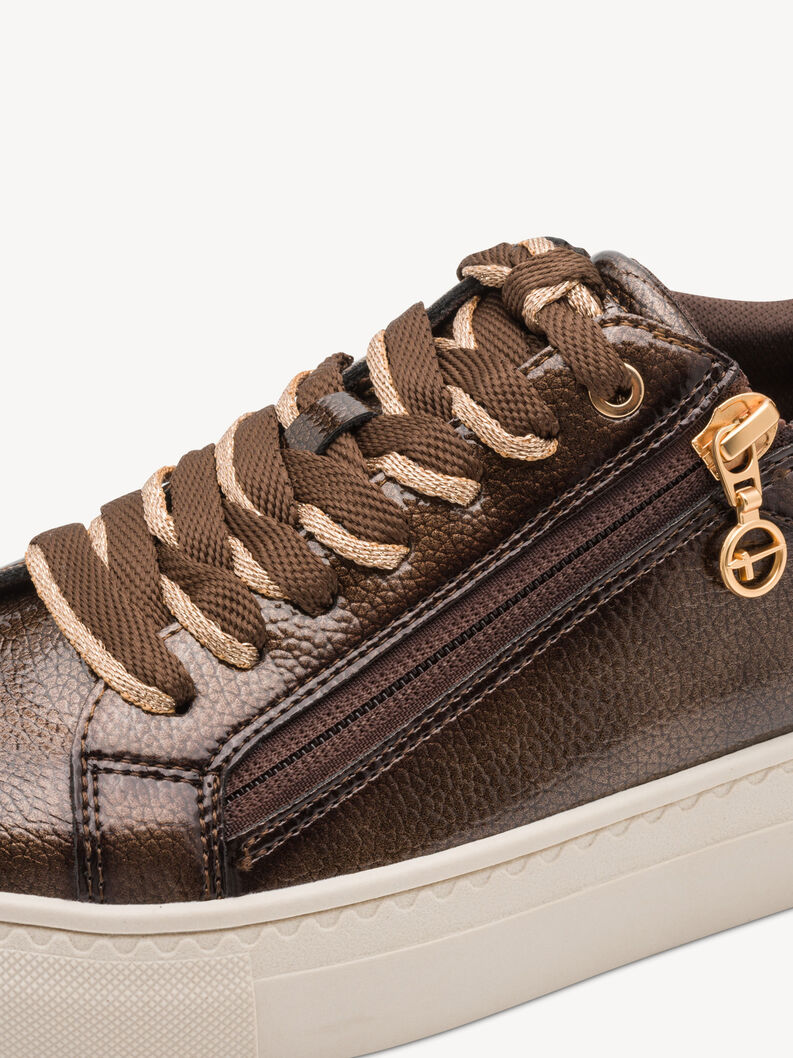 Sneaker - braun, BROWN PATENT, hi-res